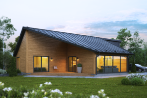 Katto ja sen materiaalivalinta vaikuttaa talon ilmeeseen.